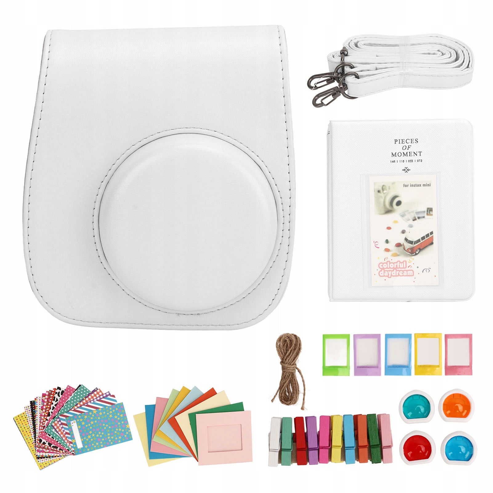 Mini Instant Camera Protective PU Bag for Fujifilm Instax Mini 12 with GS Model 1358ZEAG