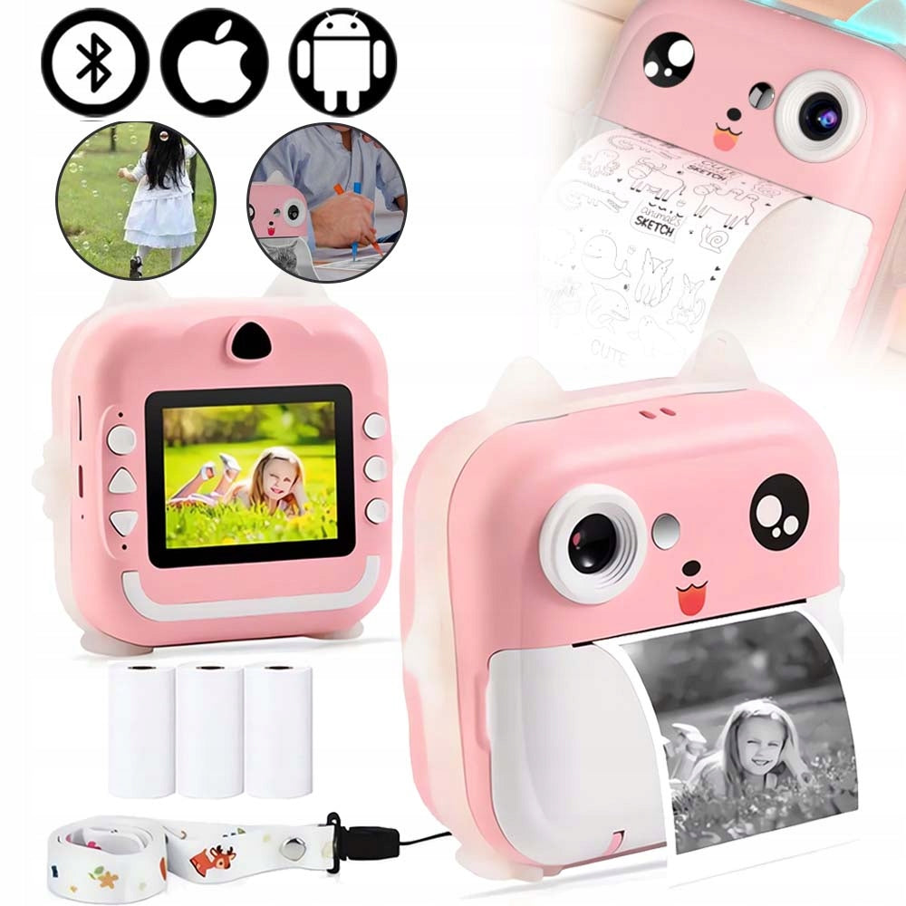 Mini Instant Camera with Photo Printer, Photo Printer for Kids
