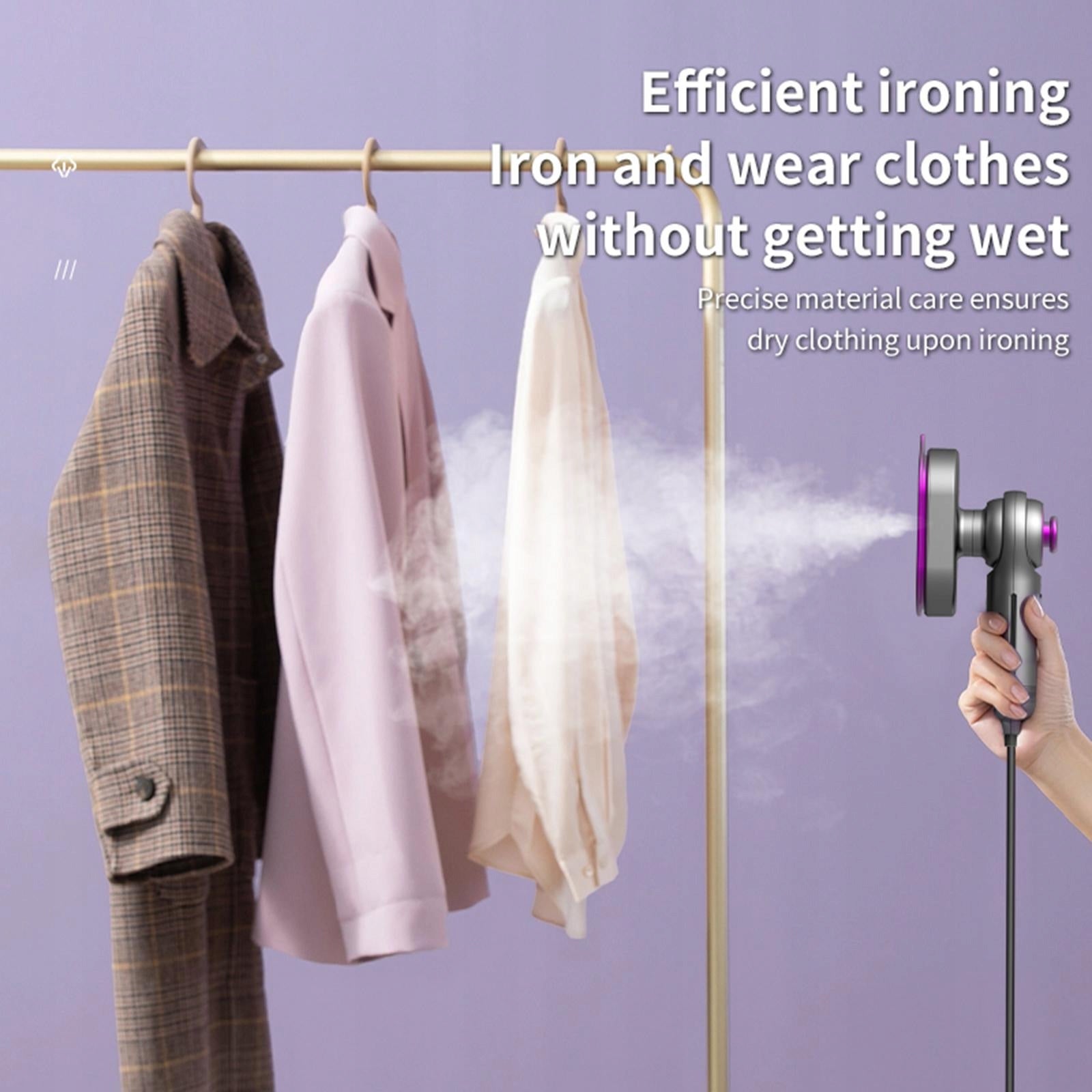 Mini Ironing Machine 220V Professional Micro Steam Iron for Travel gray Packaging status original