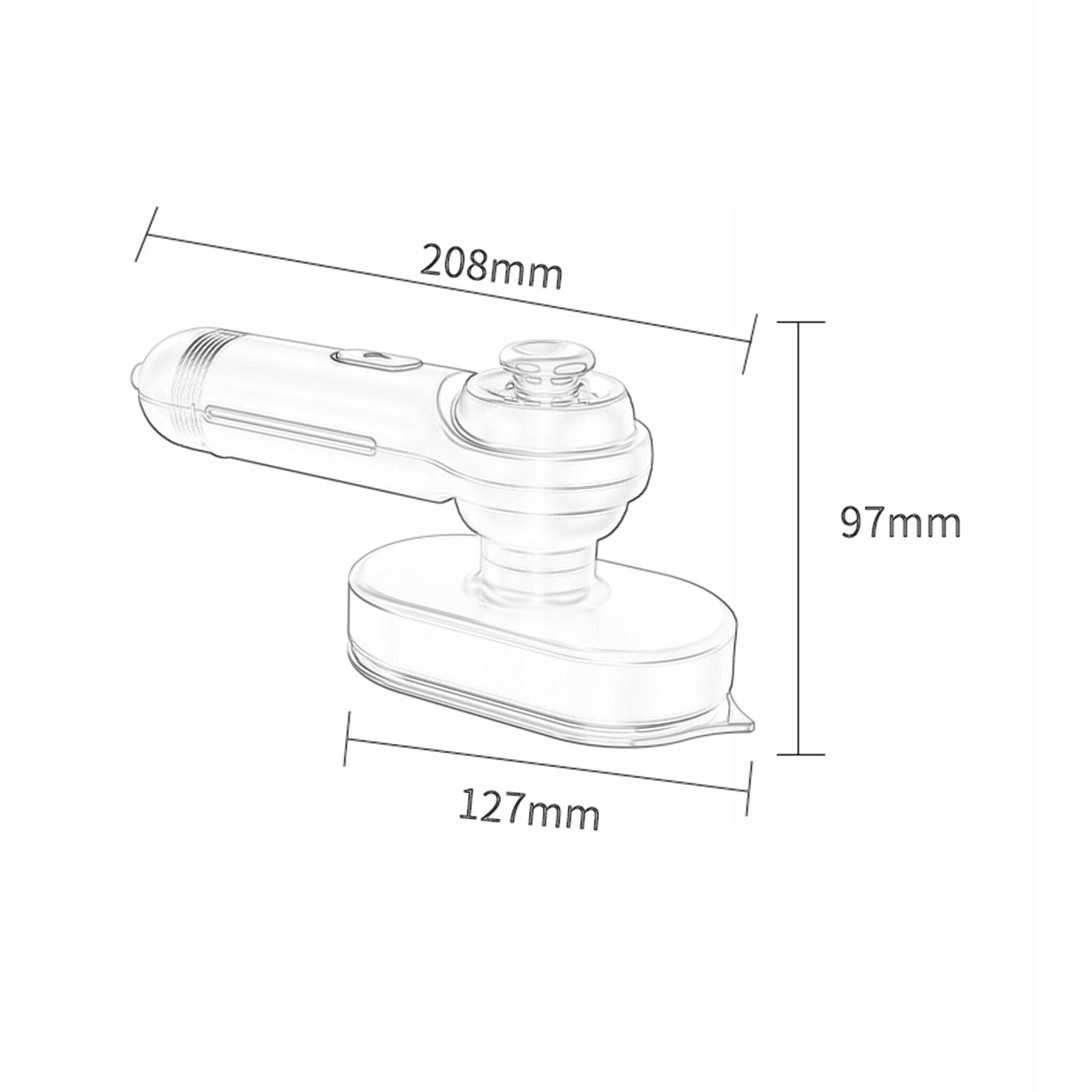 Mini Ironing Machine 220V Professional Micro Steam Iron for Travel white Packaging status original