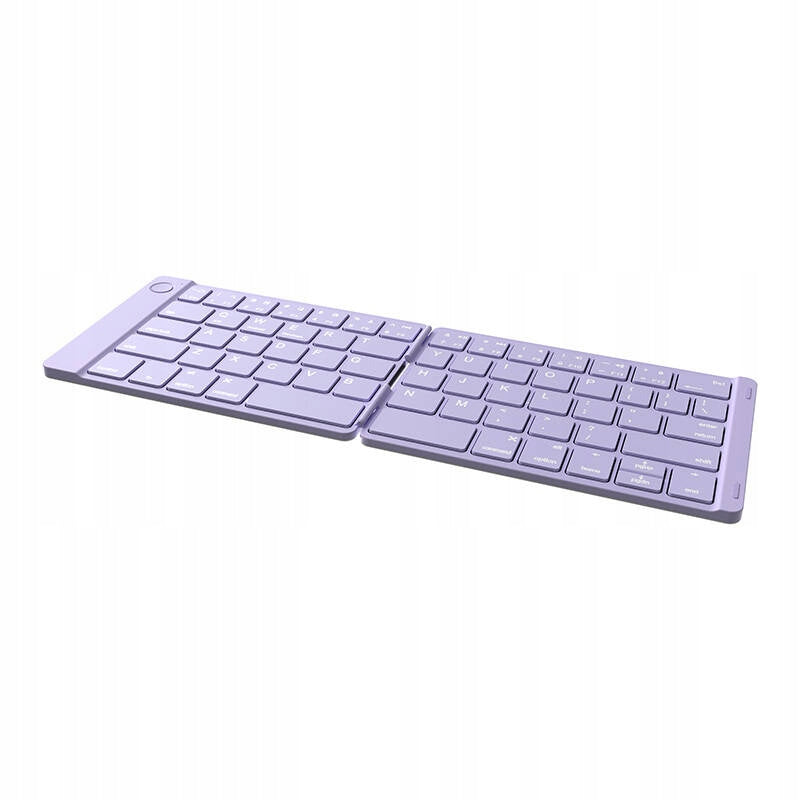 Mini Keyboard Wireless Computer Mouse Purple SET with CASE Manufacturer DeLux