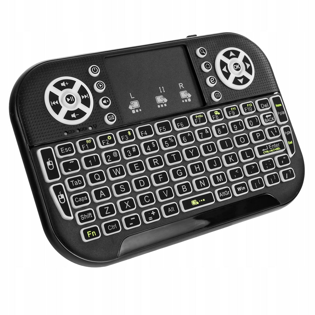 Mini Keyboard Wireless Tuchpad SMART TV RGB LED Backlight Manufacturer Spacetronik