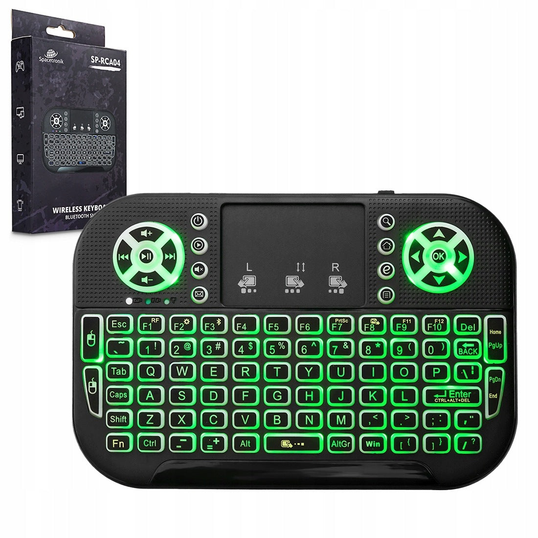 Mini Keyboard Wireless Tuchpad SMART TV RGB LED Backlight
