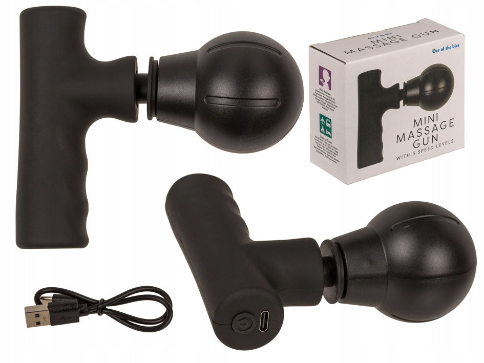 Mini Massage Gun Pocket Relaxation Massager USB 3 Modes