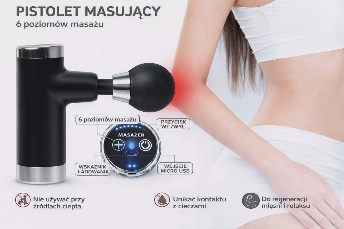 Mini Massager Deluxa 6 levels of massaging Packaging status original