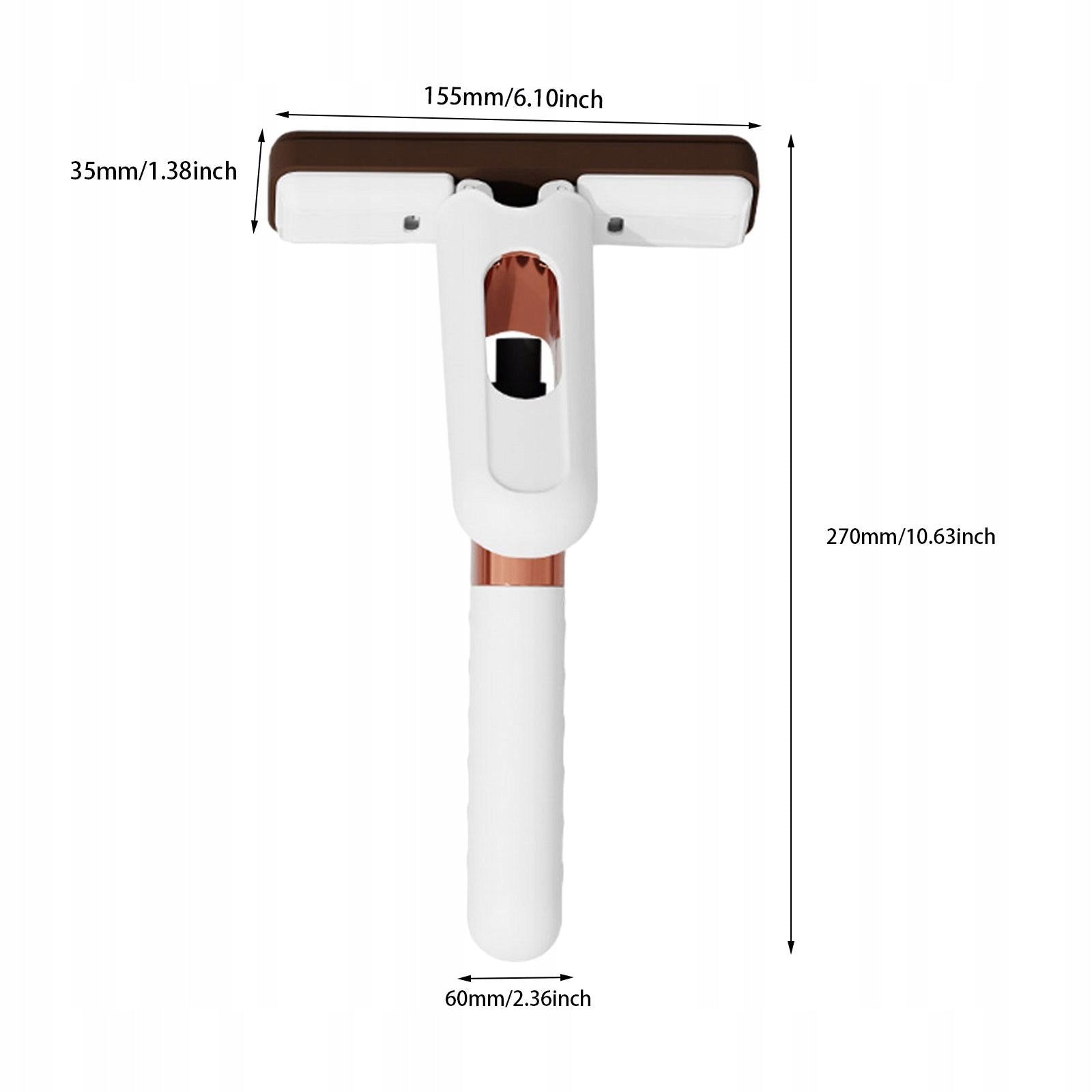 Mini Mop Lightweight Wet and Dry Tableware Mop for Glass Tea Rose gold Packaging status original