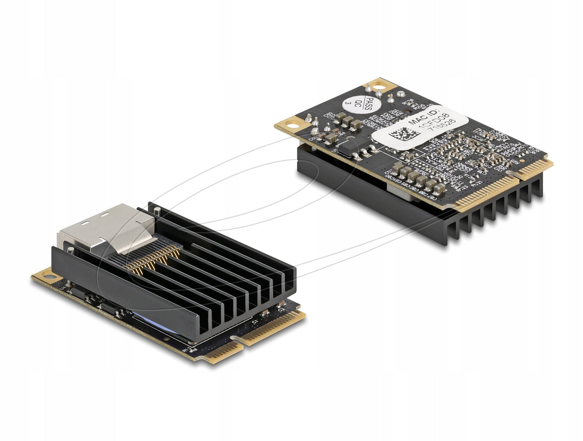 Mini PCIe full size 2x RJ45 Gigabit LAN Delock 95280 card Manufacturer code 95280