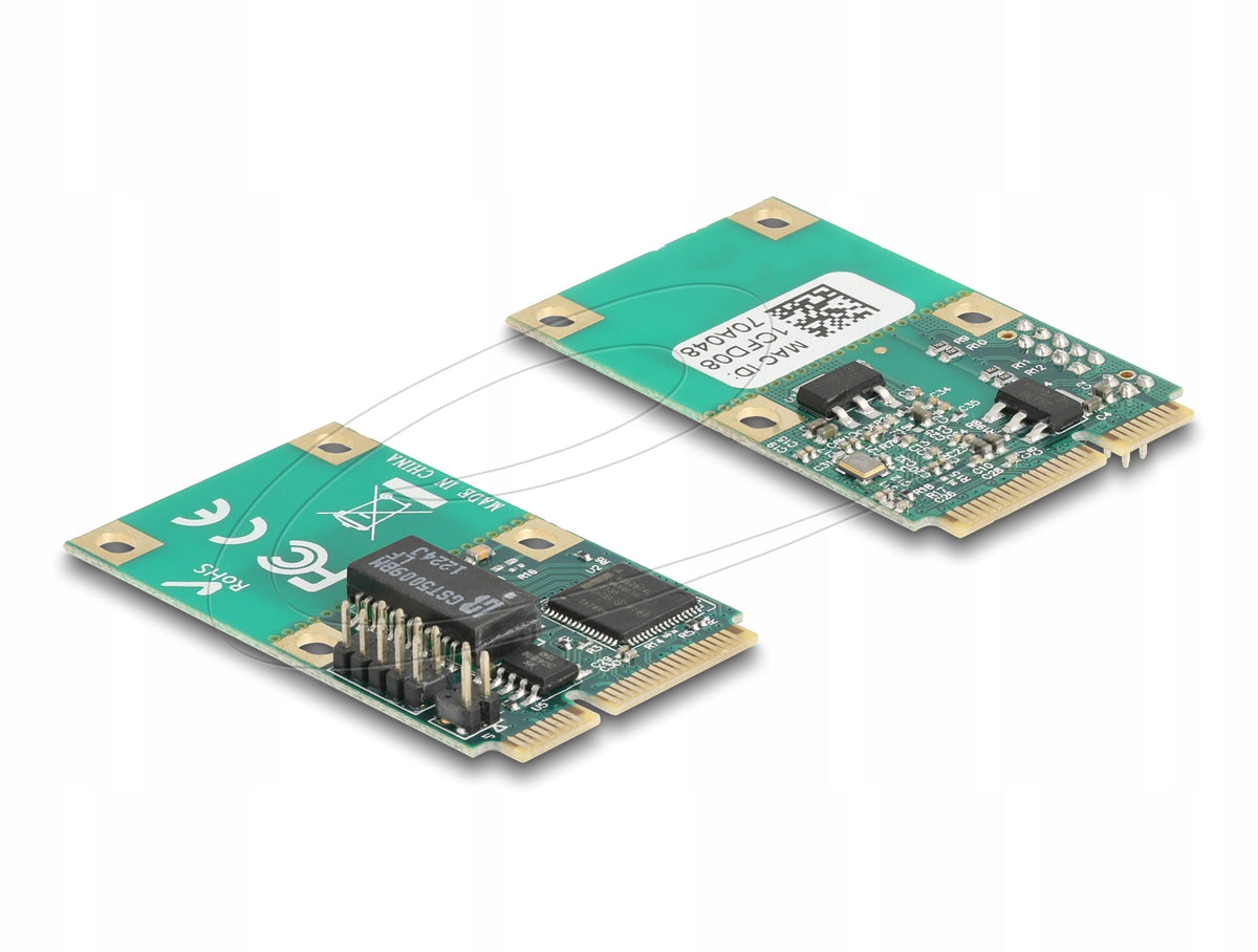 Mini PCIe full size card 1x RJ45 Gigabit LAN Delock 95268 Manufacturer code 95268