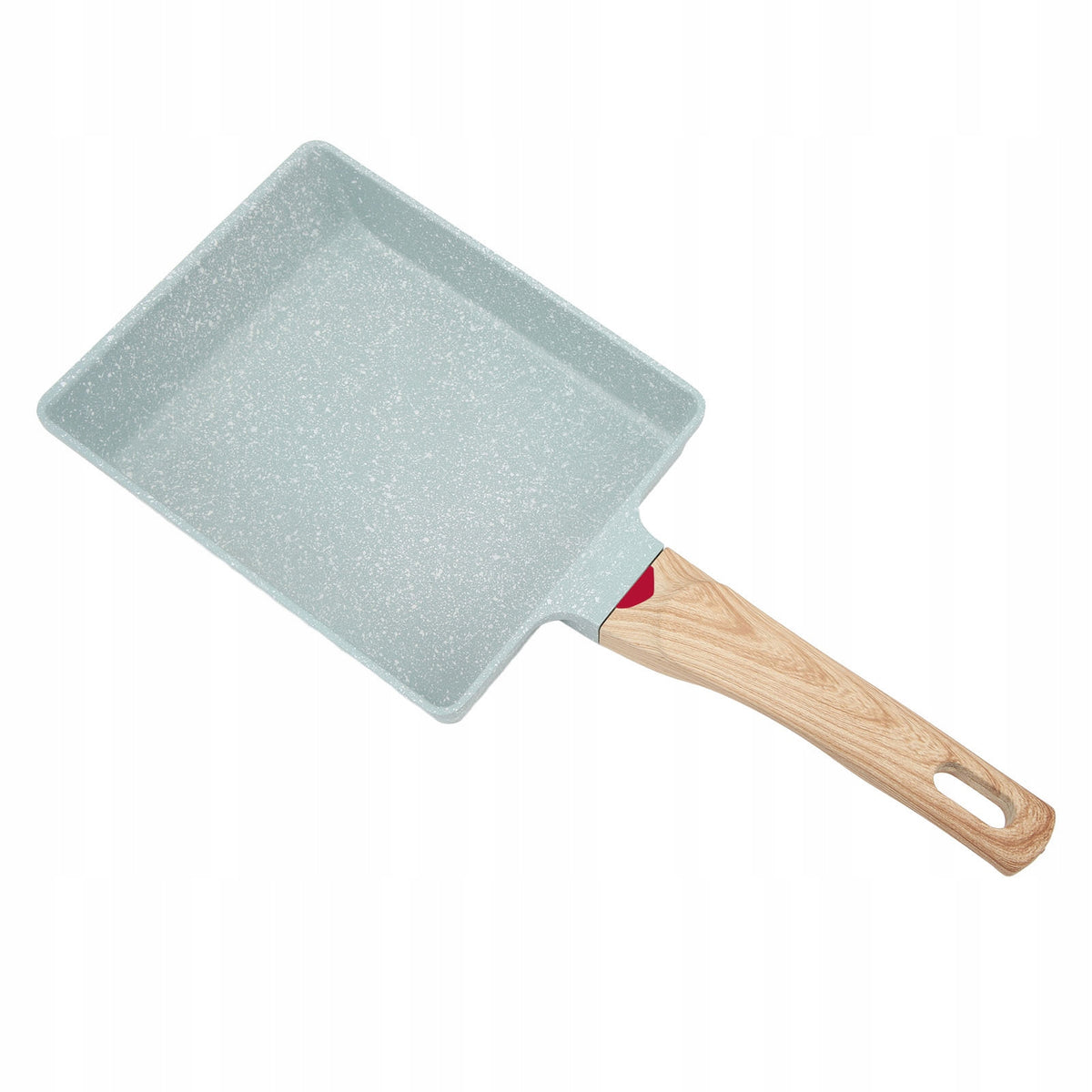 Mini Pan Green Square Non Stick Aluminum Alloy Evenly LR