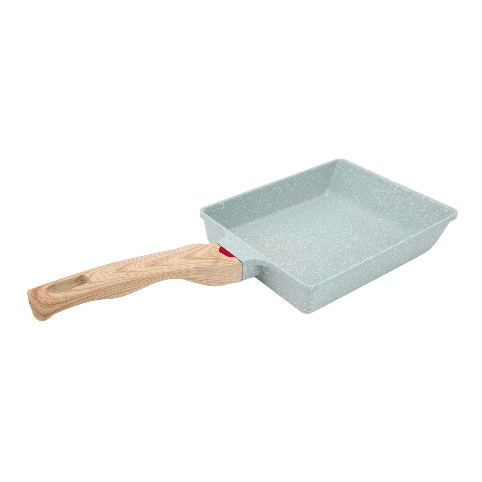 Mini Pan Green Square Non Stick Aluminum Alloy Evenly PB Brand no brand