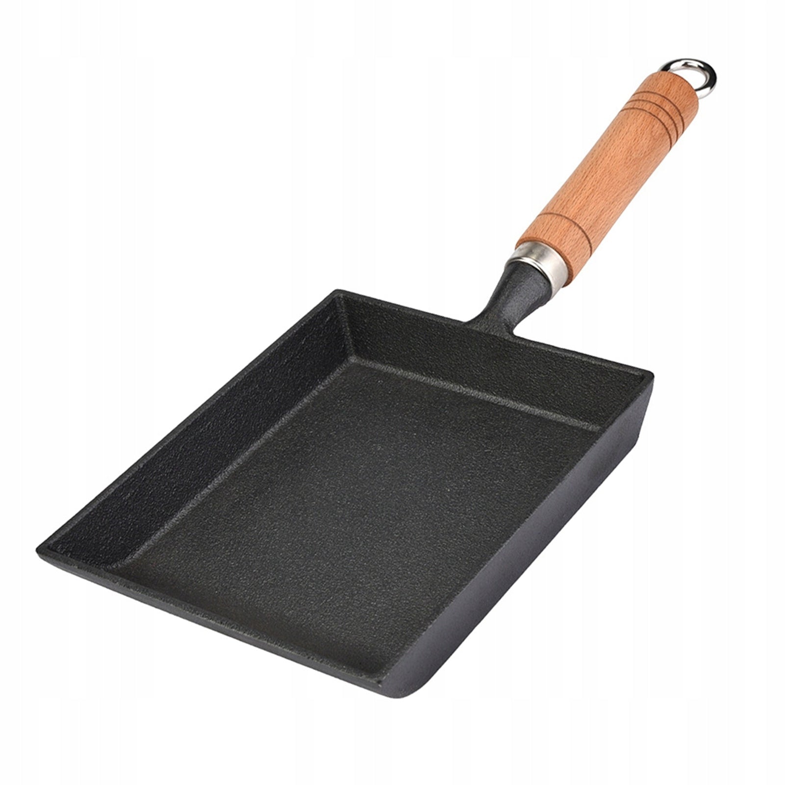 Mini Pan Iron Omelette Pot Tamagoyaki Wooden Handle W3 Brand no brand