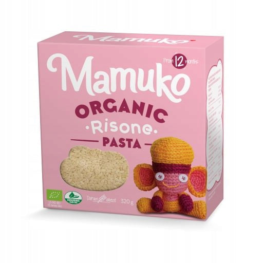 Mini Pasta for Children Organic Fine Shaped Rice Grains Mamuko