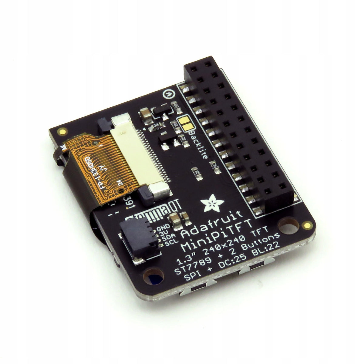 Mini PiTFT - TFT LCD Display 1,3" 240x240 for Raspberry Pi Batteries included no