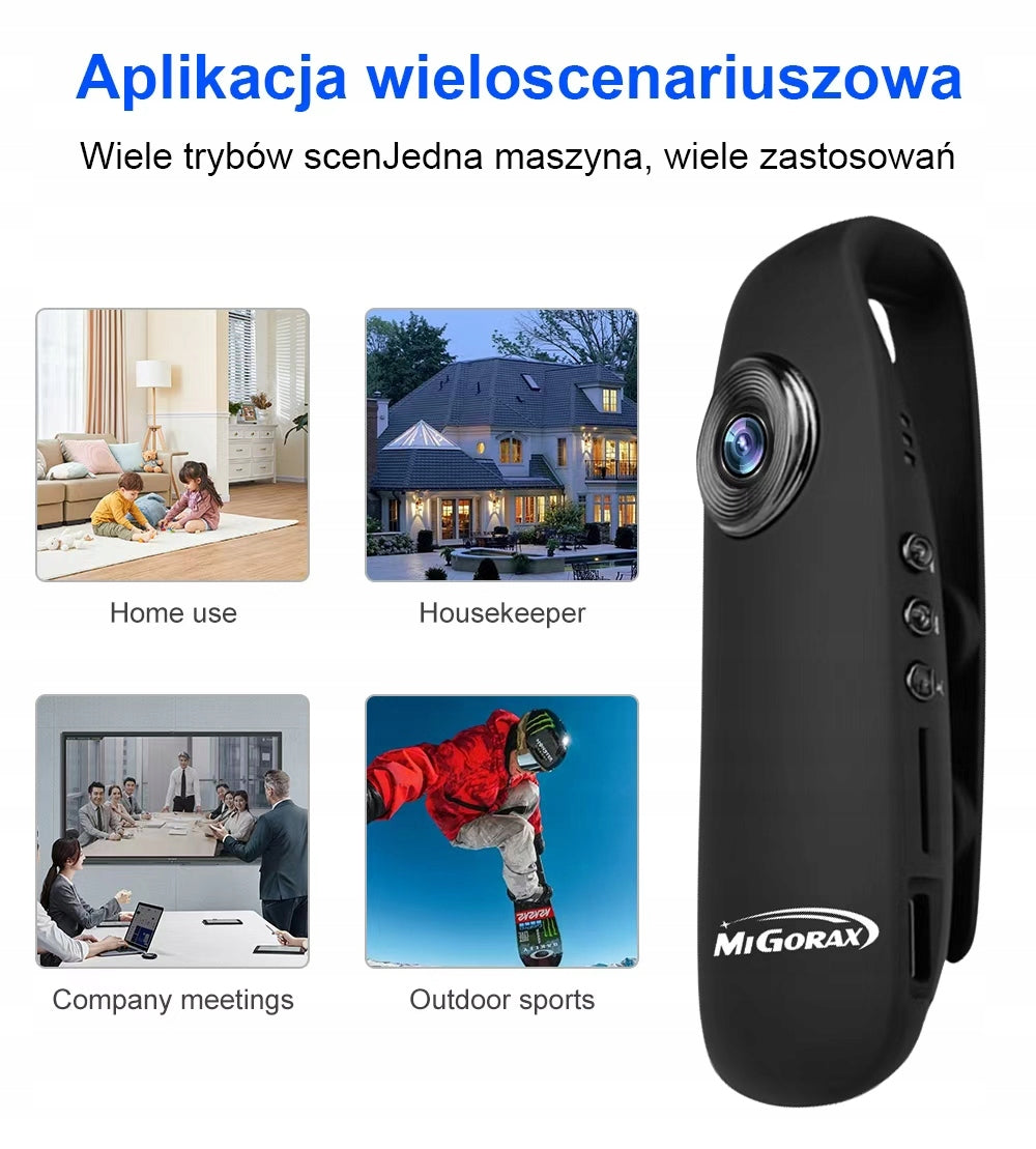 Mini Police Camera Body Cam Portable HD Motion Detection MicrocameraMIGORAX Manufacturer code Minibody camera