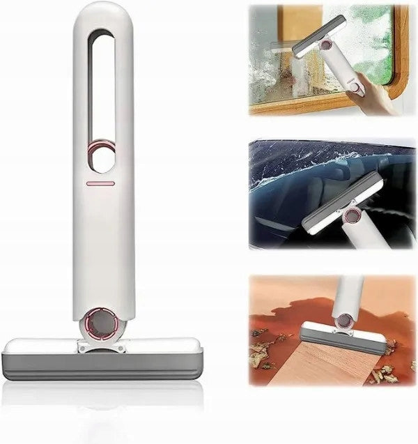 Mini Portable Mop with Sponge Super Absorbent Folding with Squeezer Packaging status original