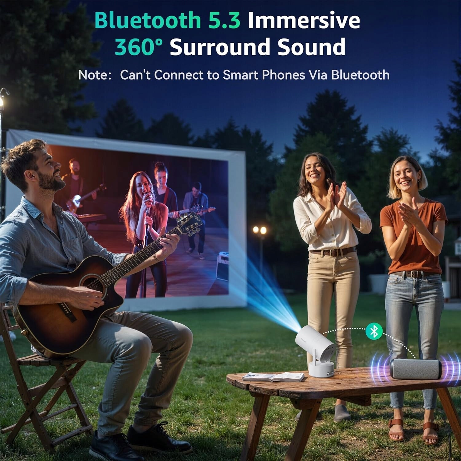 Mini Projector 1080P Android WiFi Bluetooth 4K HDMI LED Portable Projector Manufacturer code X3