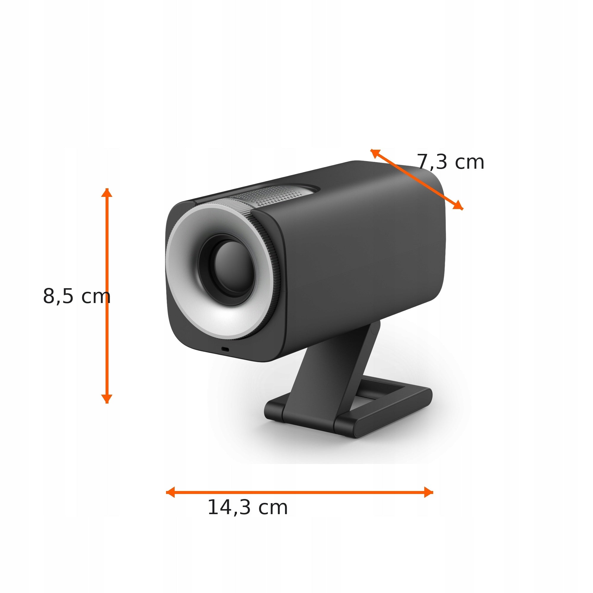 Mini Projector Black Projector Super Lightweight Portable Android Smart TV Full H Manufacturer code KIAGP1001