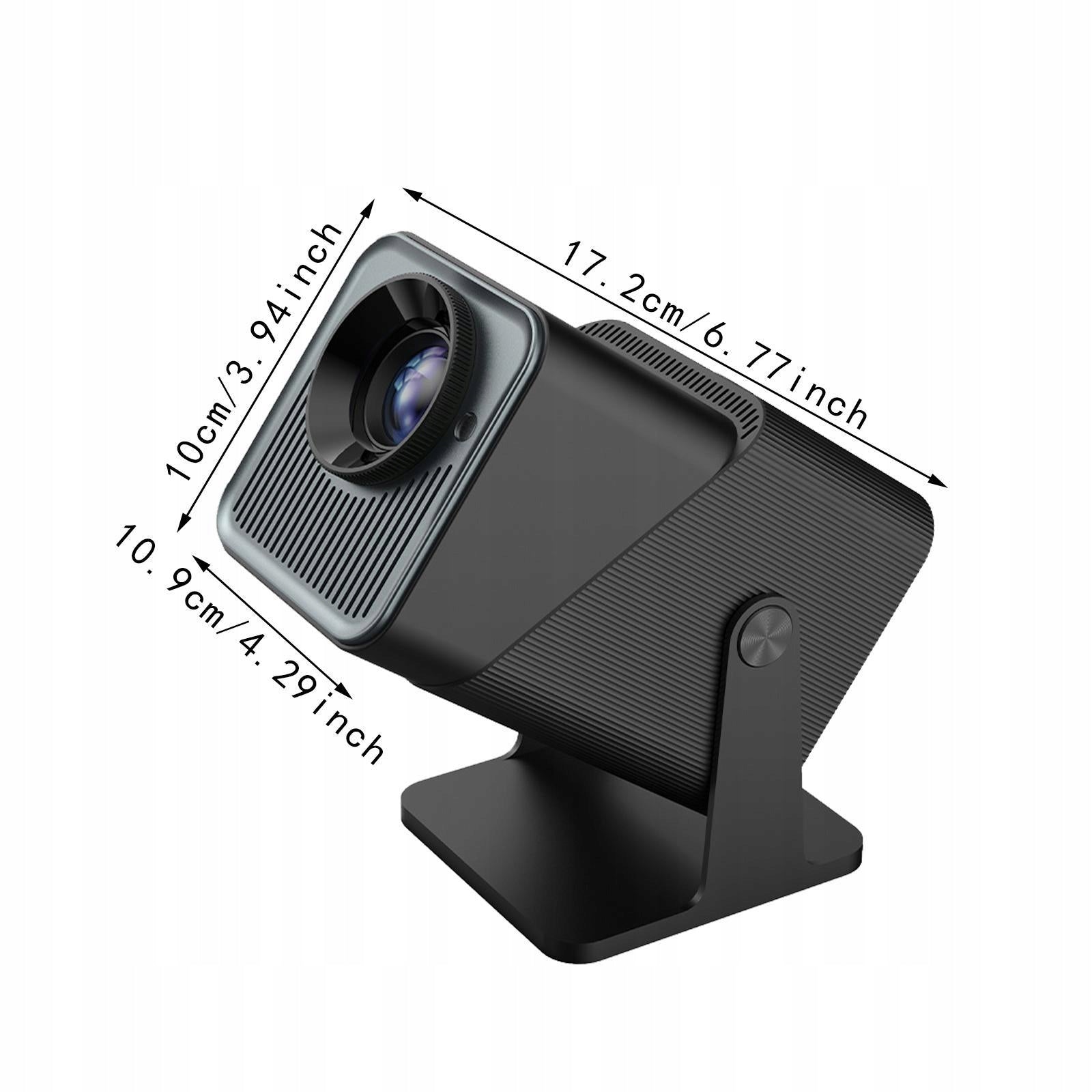 Mini Projector High Performance 720P Screen Mirroring Function Home Black Packaging status original