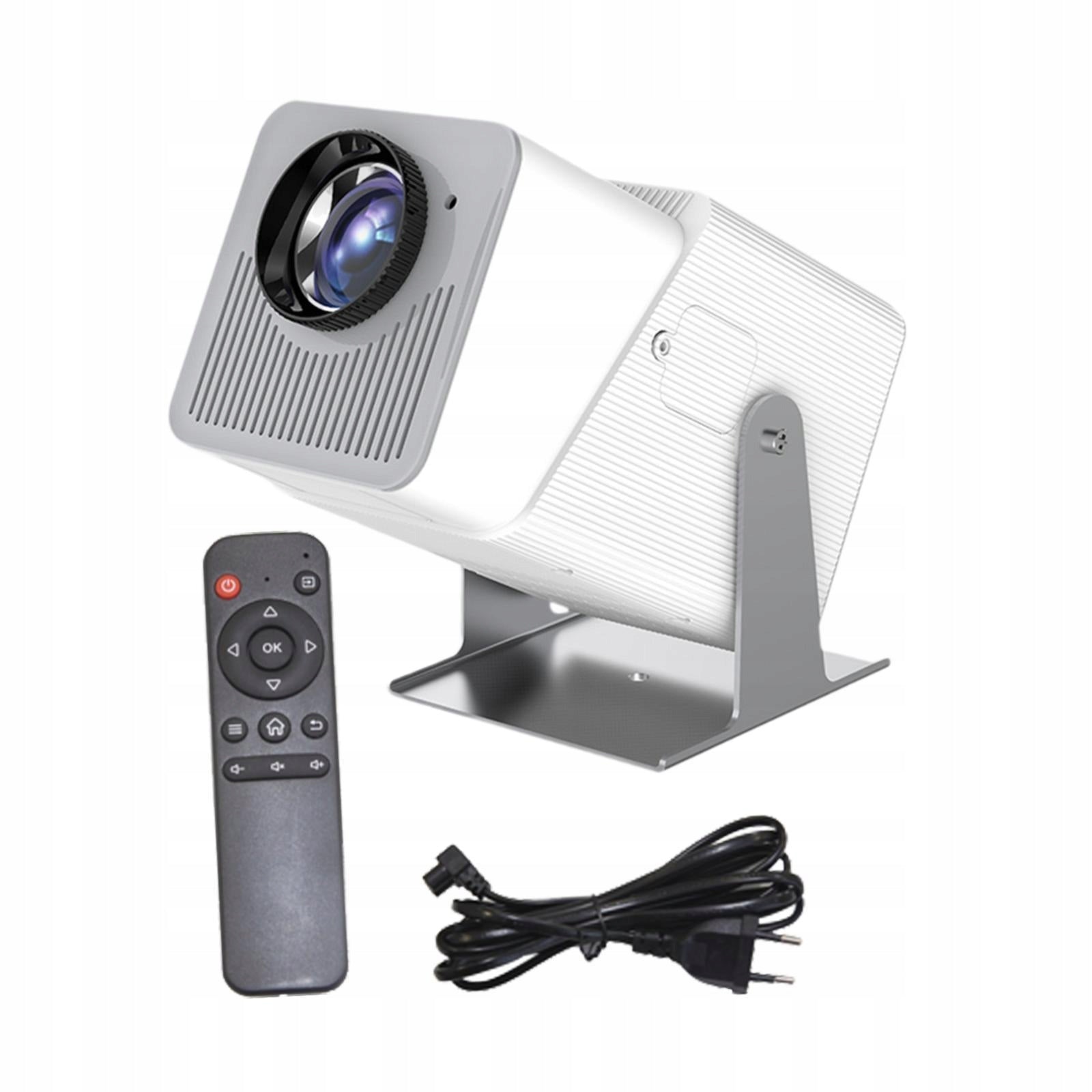 Mini Projector High Performance 720P Screen Mirroring Function Home White
