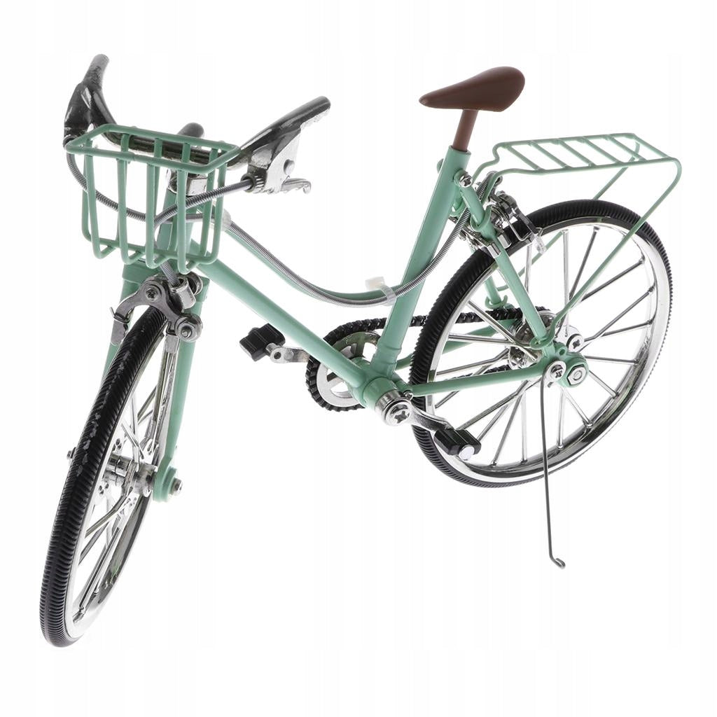 Mini Racing Bike Toy Replica Toy Diecast Model Dollhouse Miniatures Maximum speed 1 km/h