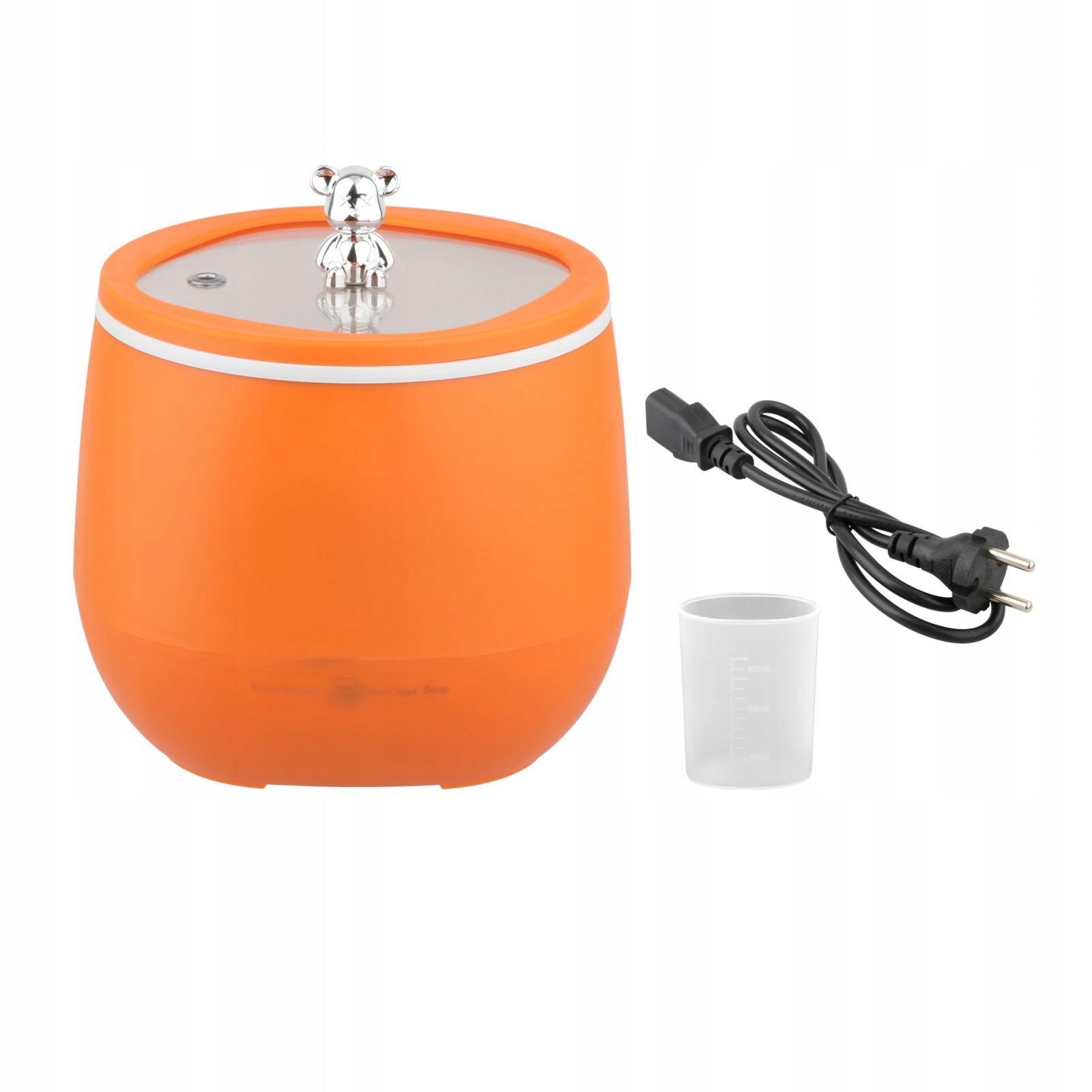Mini Rice Cooker Portable 1.8L Non Stick Rice Cooker for Household Orange
