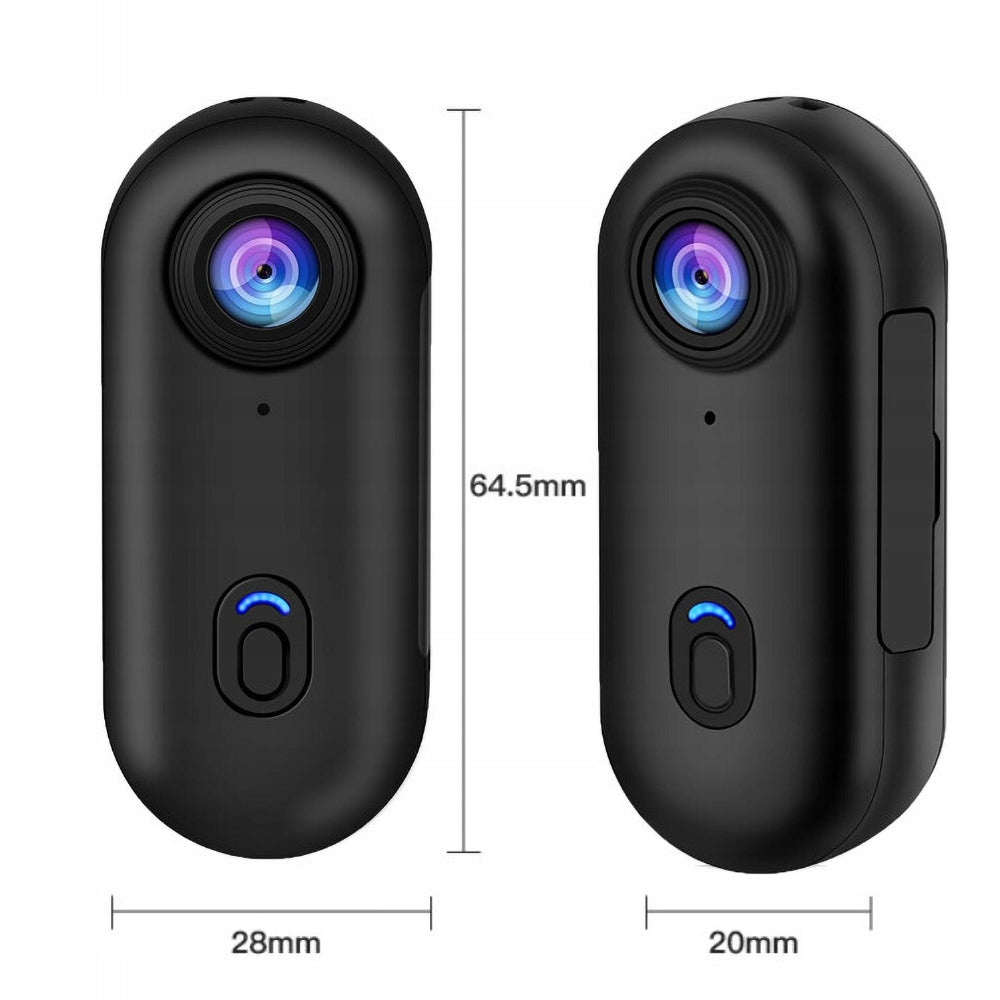 Mini SPORTS CAMERA 128G 1080p WATERPROOF WIFI Magnetic Holder Model cashbui23vb