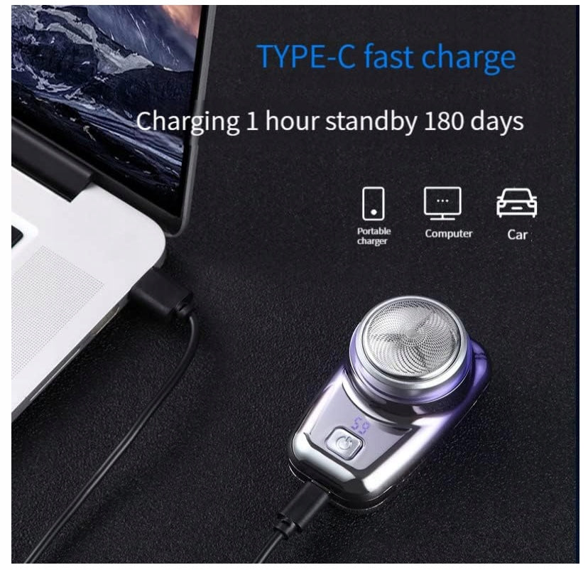 Mini Shaver Portable Electric Razor for Men BLACK EAN (GTIN) 6975769580138