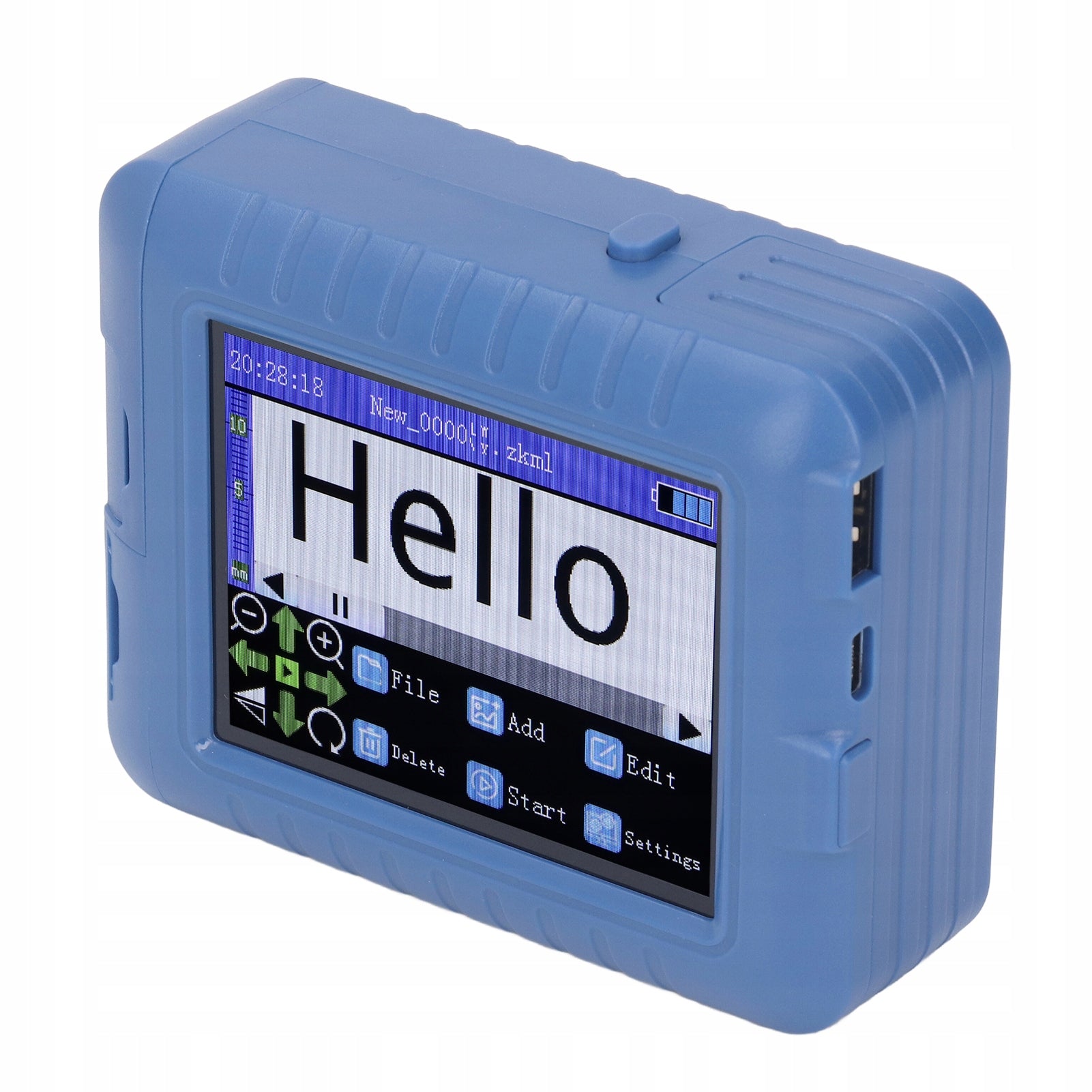 Mini Smart Inkjet Printer 12,7mm 3,5inch Blue US