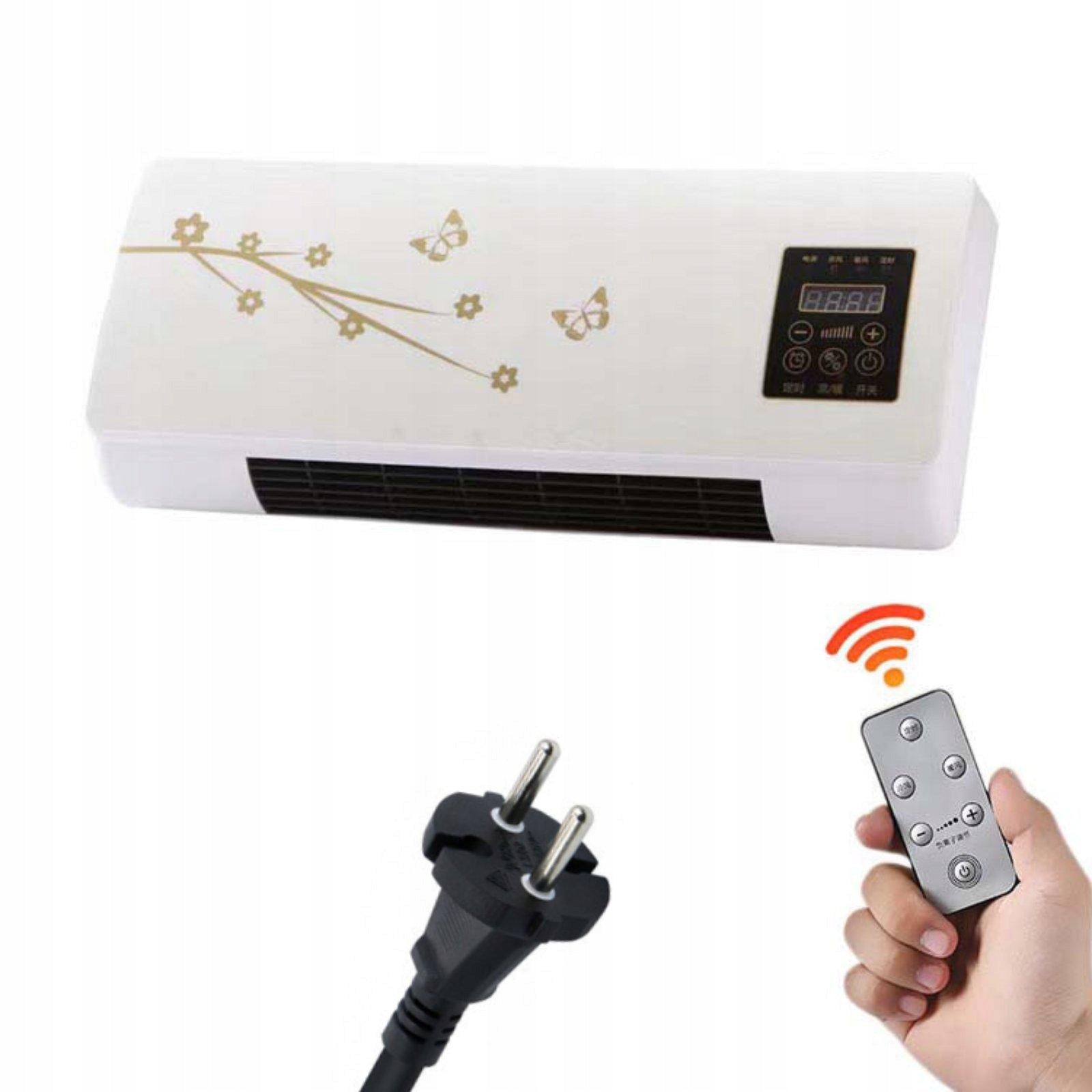 Mini Split Air Conditioner Heater Air Heating Cooling System Gold Flower