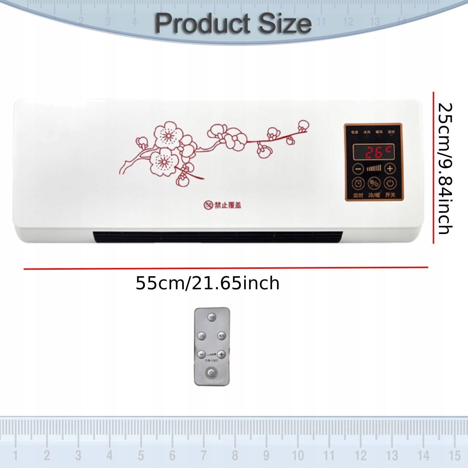 Mini Split Air Conditioner Heater with Heat Pump Timer Smart Red Flower Medical device type accessories for a medical device or a product without an intended medical purpose