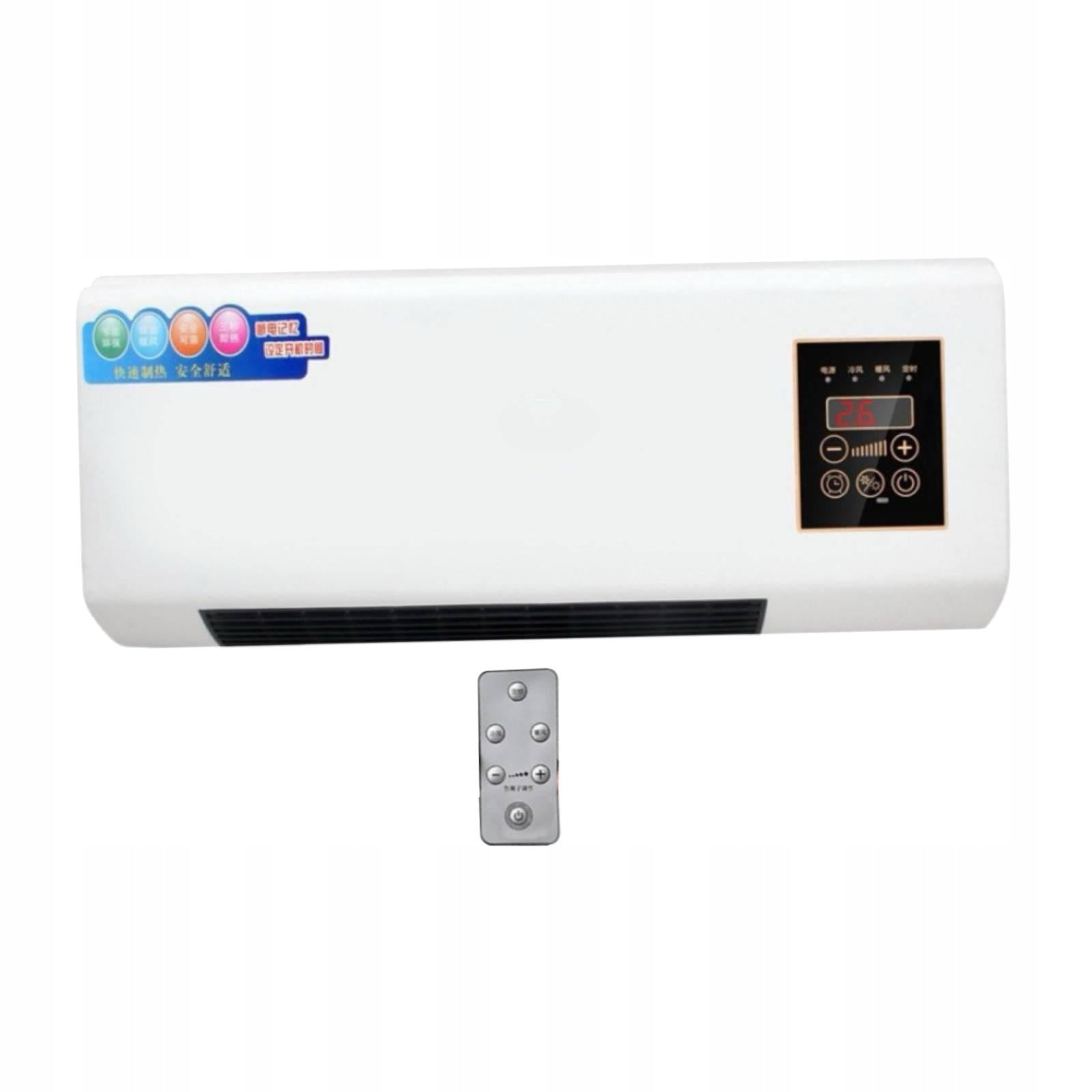 Mini Split Air Conditioner Heater with Heat Pump Wall Mounted Heating White
