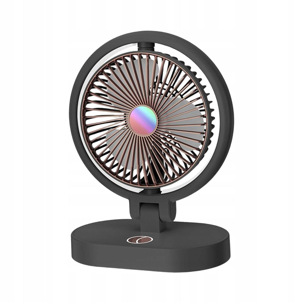 Mini Table Fan Adjustment Rotation Black Aureate Brand no brand