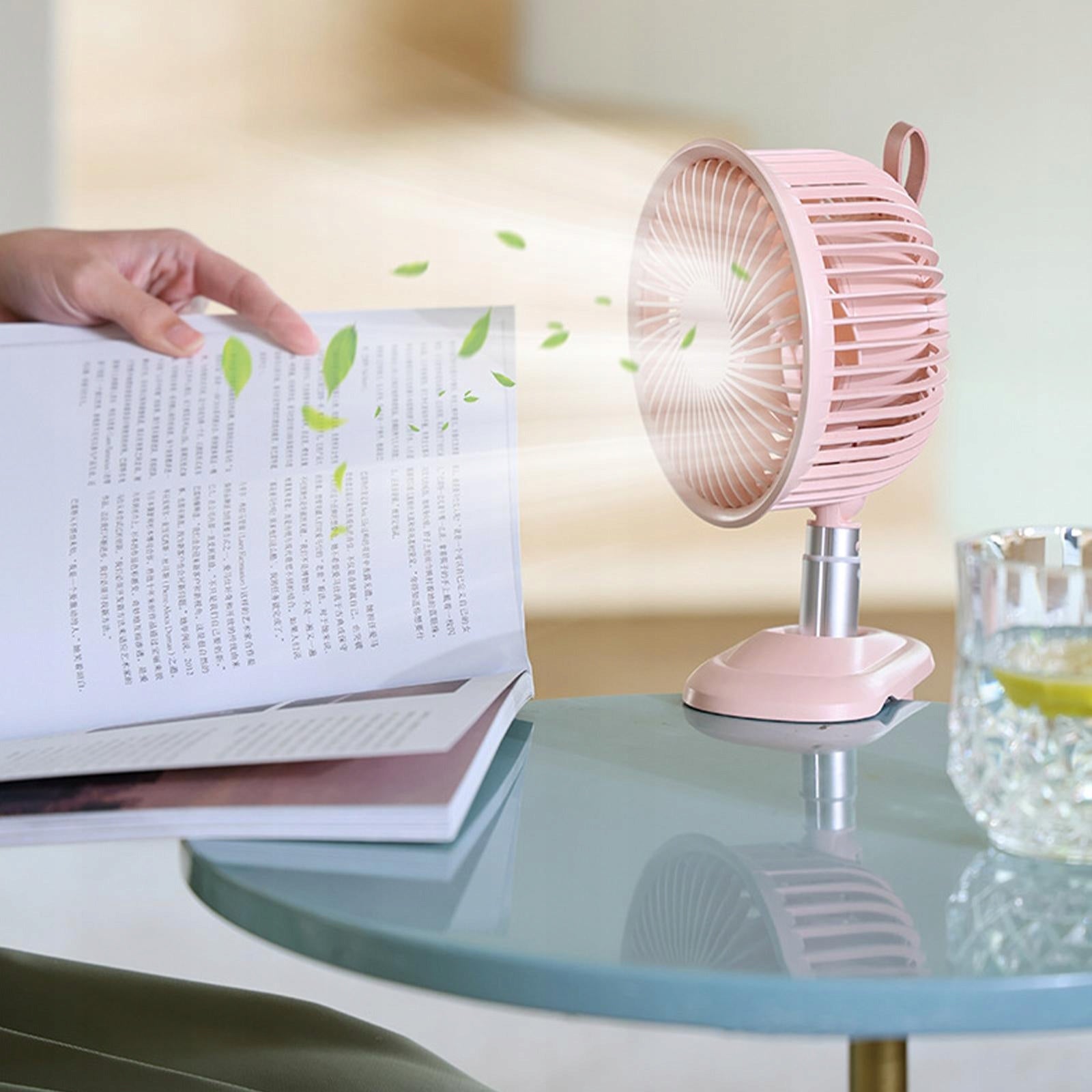 Mini Table Fan Clip On Type Cooler 360 Degree pink Brand no brand
