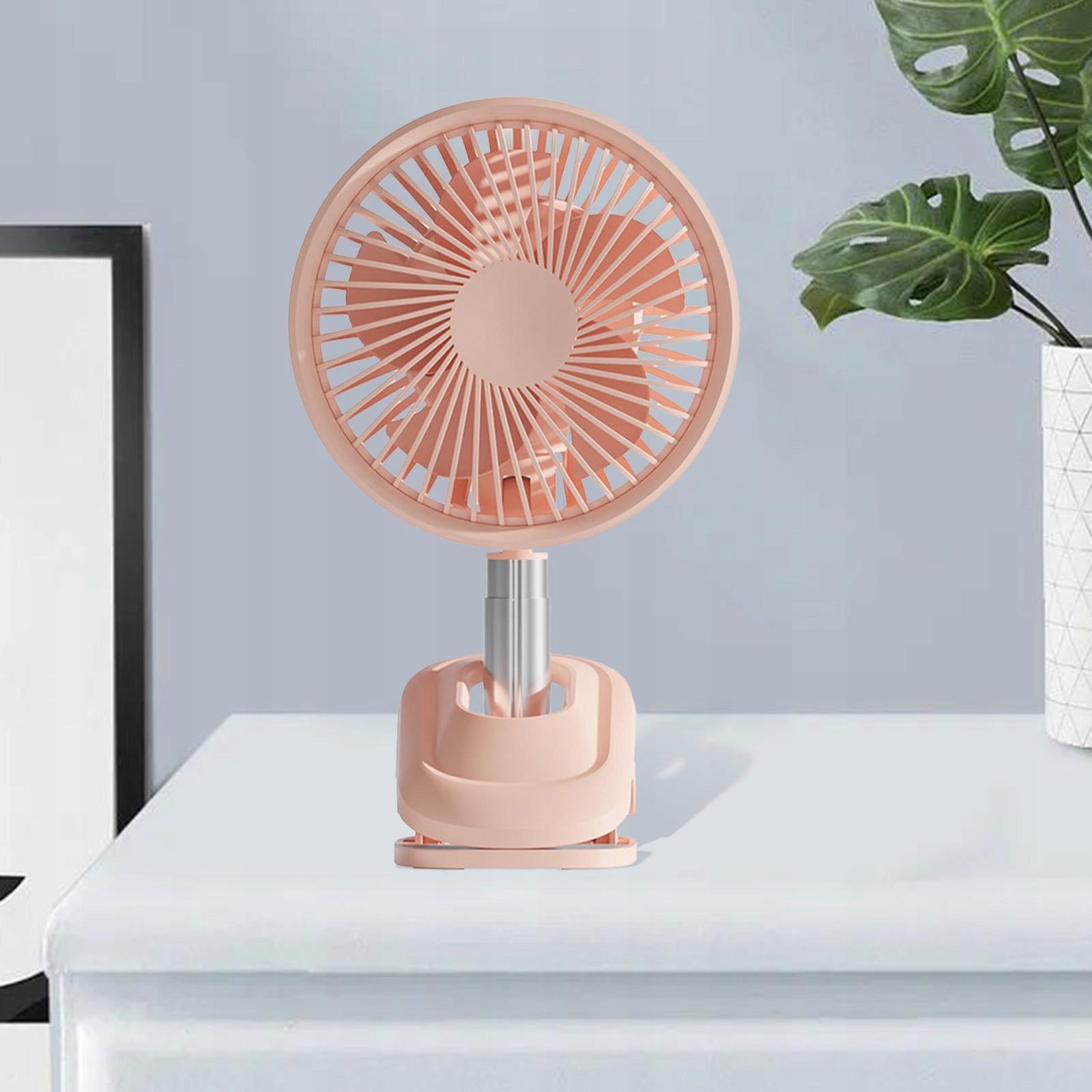 Mini Table Fan Clip On Type Cooler 360 Degree pink Manufacturer code perkf-53069982