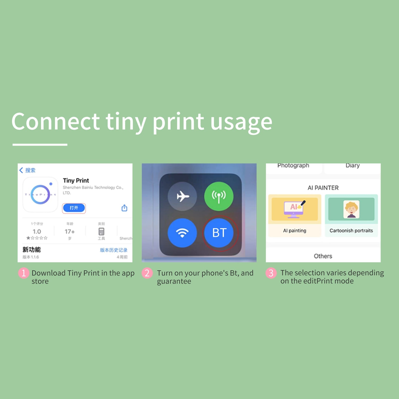Mini Thermal Pocket Instant Printer Label BT V9 Machine Brand no brand