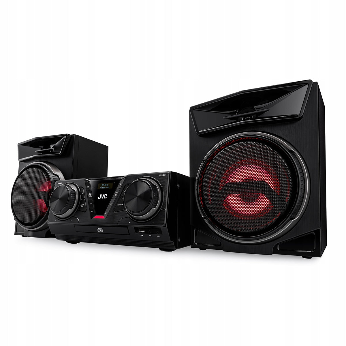 Mini Tower JVC MX-E325B DAB+ Bluetooth CD USB 100W Black Manufacturer code MX-E325B-DAB