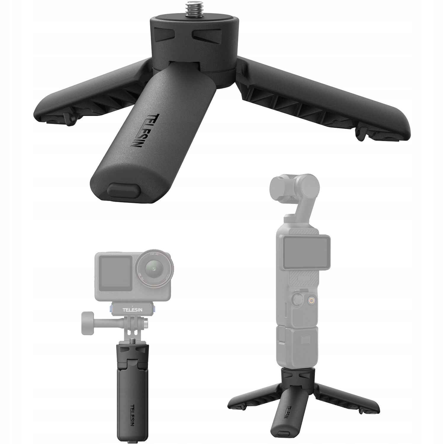 Mini Tripod 2in1 For Sports Cameras Telesin