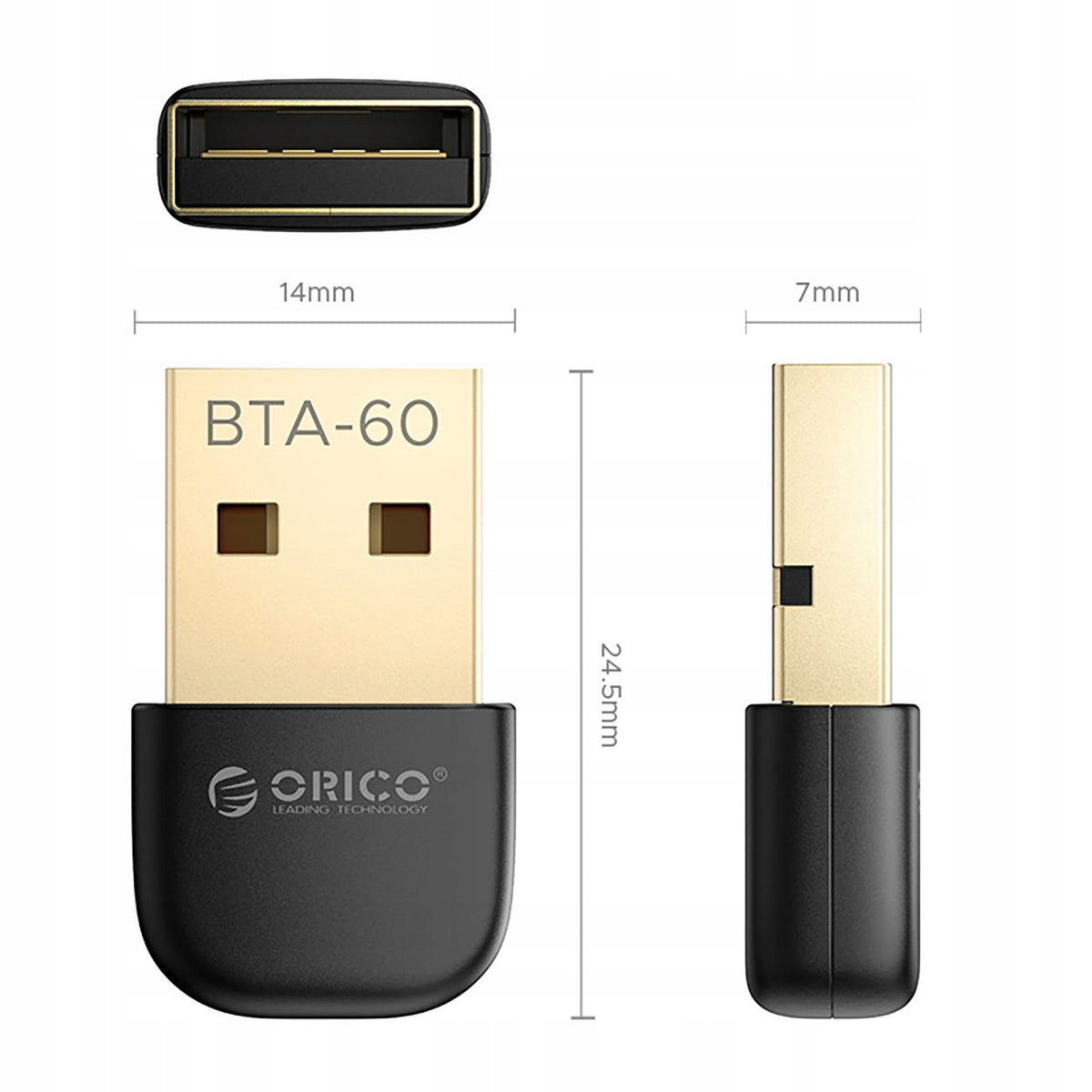 Mini USB Bluetooth 6.0 Adapter for Orico BTA60 Tower Computer Range up to 30m Manufacturer code Adapter USB Bluetooth 6.0 Orico BTA60