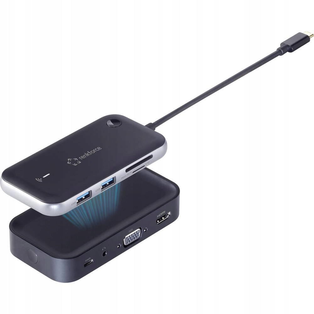 Mini USB-C Docking Station Renkforce RF-HUB-810