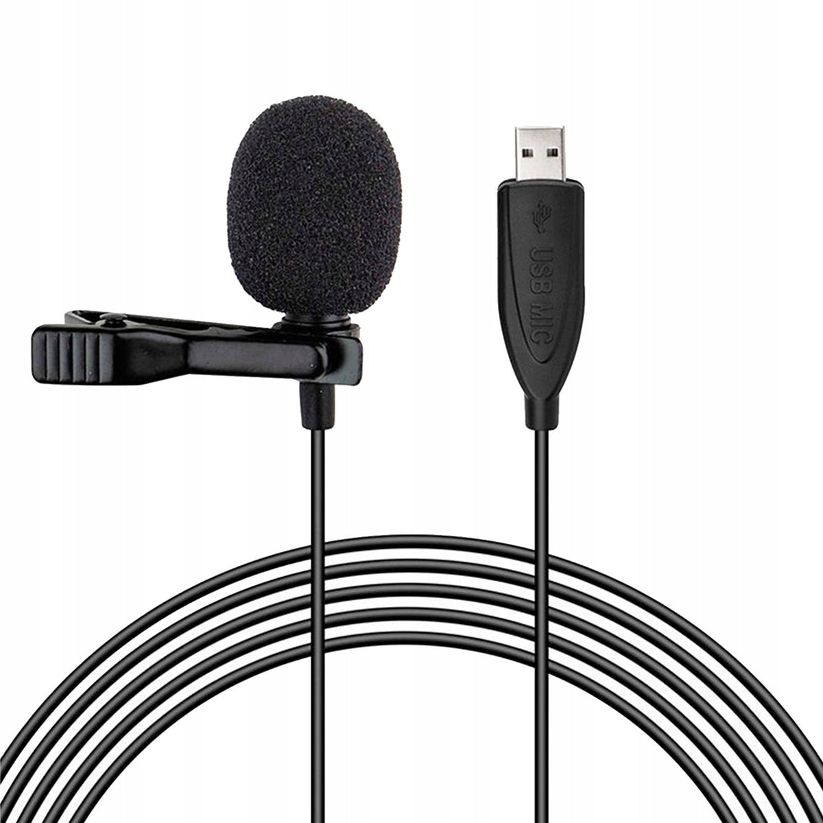 Mini USB Lapel Microphone Omnidirectional