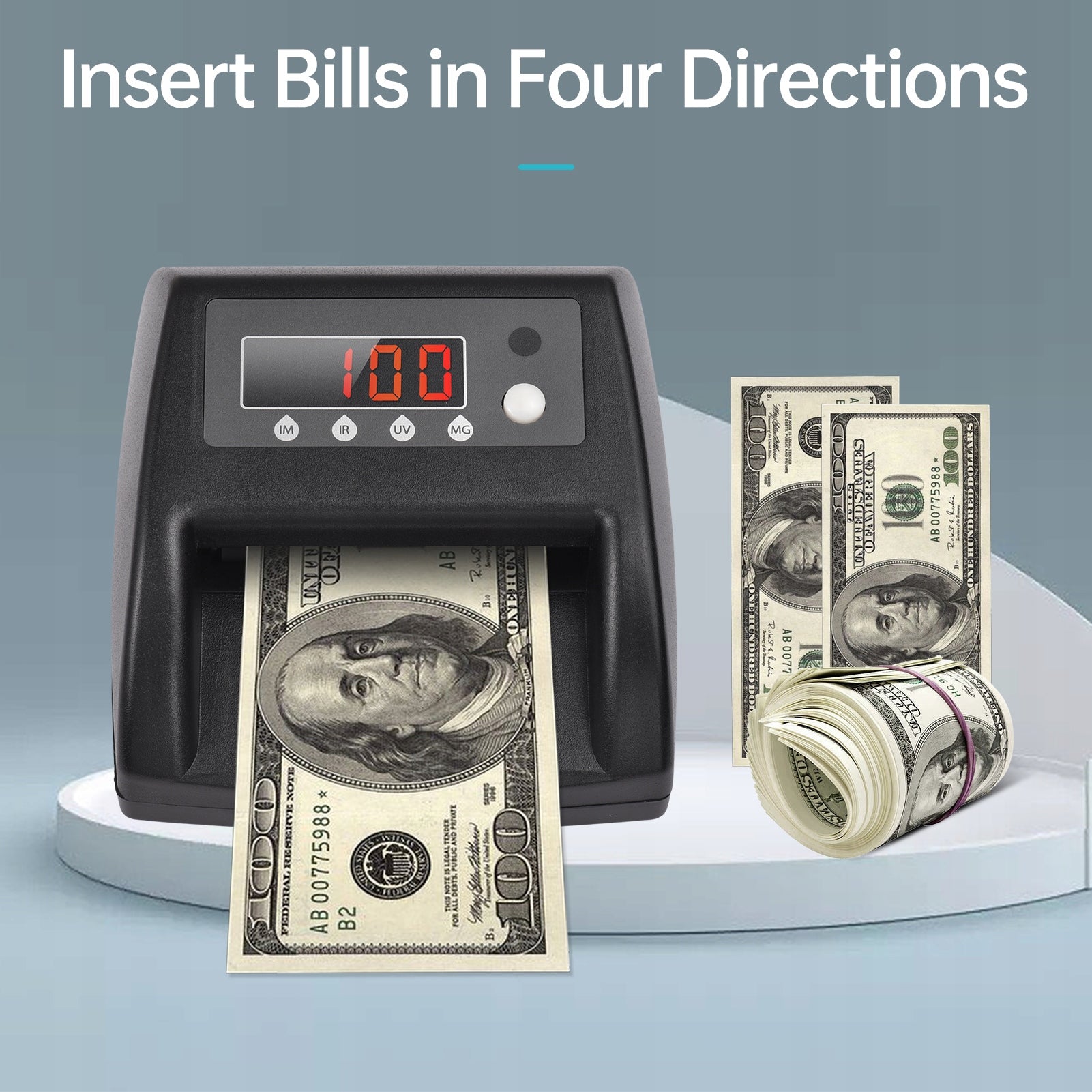 Mini UV Fake Euro/USD/GBP Bill Detector MONEY R8 Printing technology other