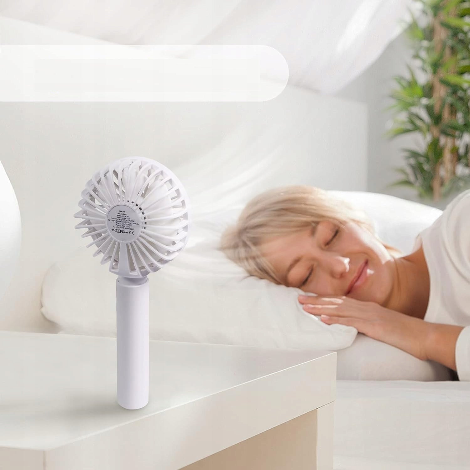 Mini WINDMILL HANDHELD FAN FOLDABLE QUIET DESK WIRELESS USB-C Manufacturer code WENTYLATOR BIURKOWY WIATRAK MINI PRZENOŚNY