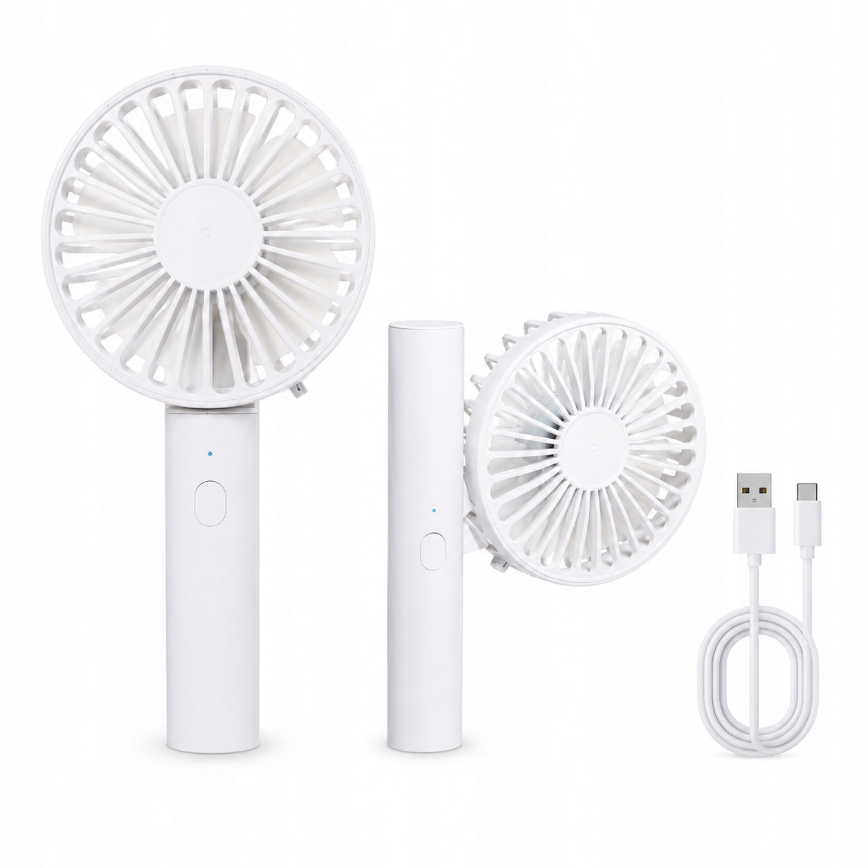 Mini WINDMILL HANDHELD FAN FOLDABLE QUIET DESK WIRELESS USB-C Packaging status original