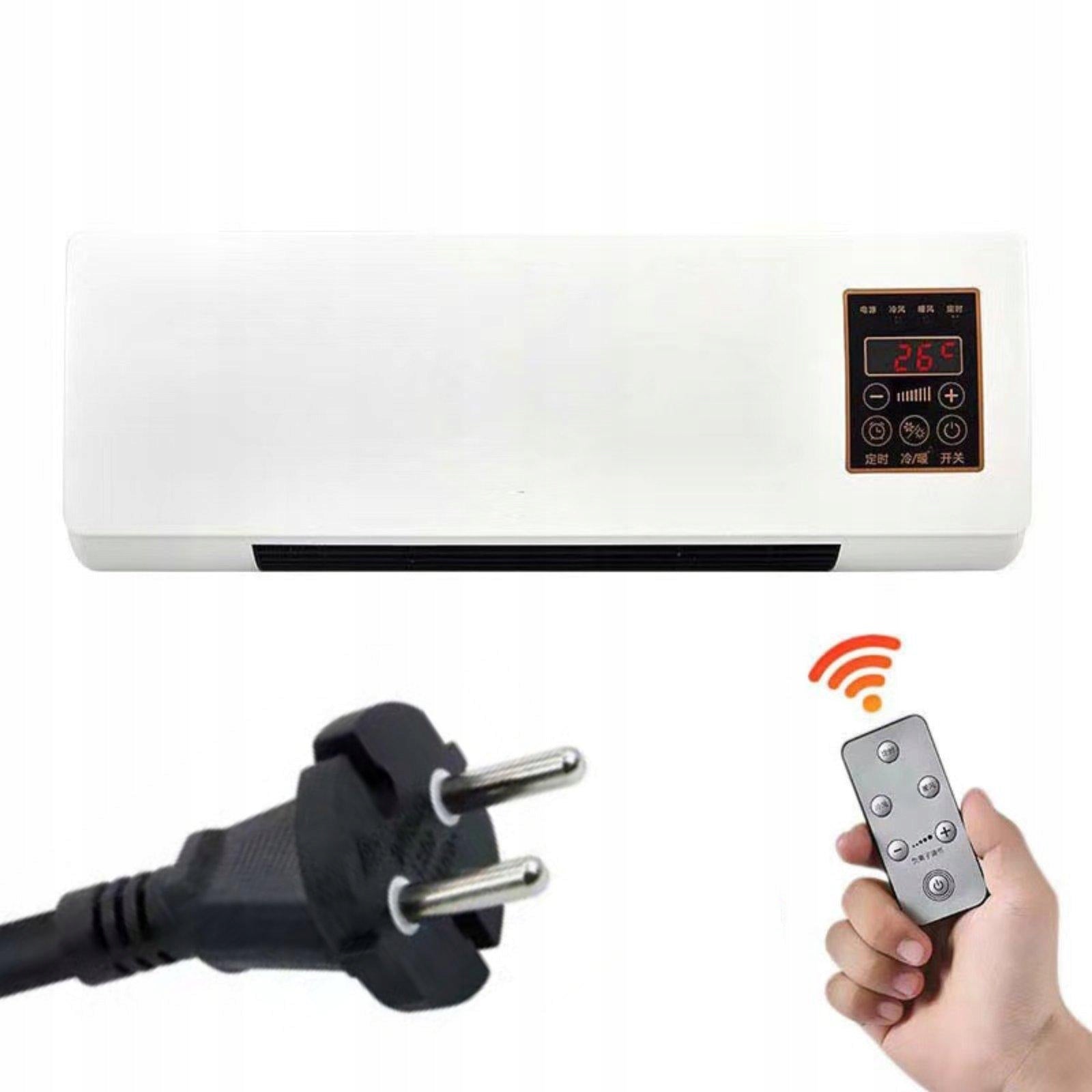 Mini Wall Air Conditioner Air Heating Cooling System Compact Portable with