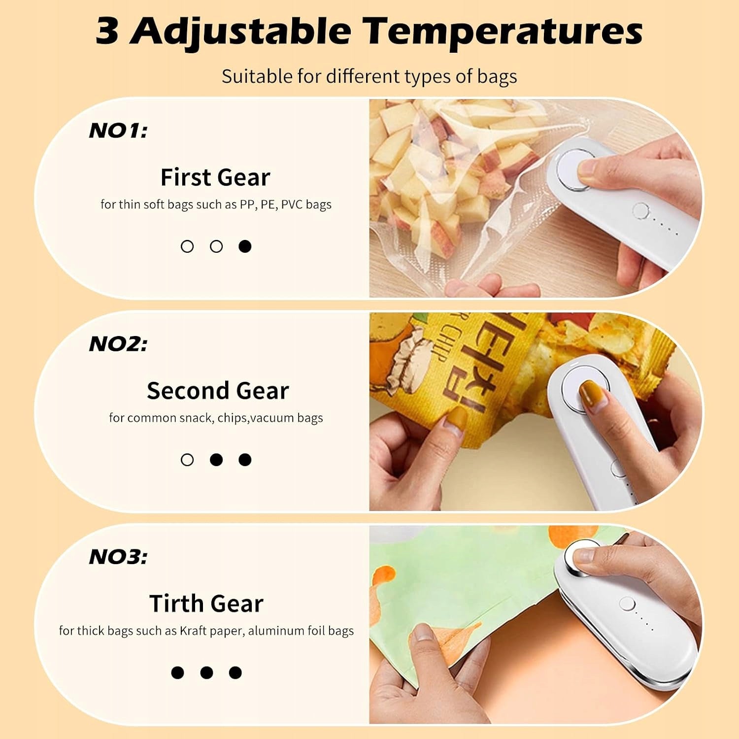 Mini Welding Machine 2in1 Model 02 Handy for foil and knife bags Model 02