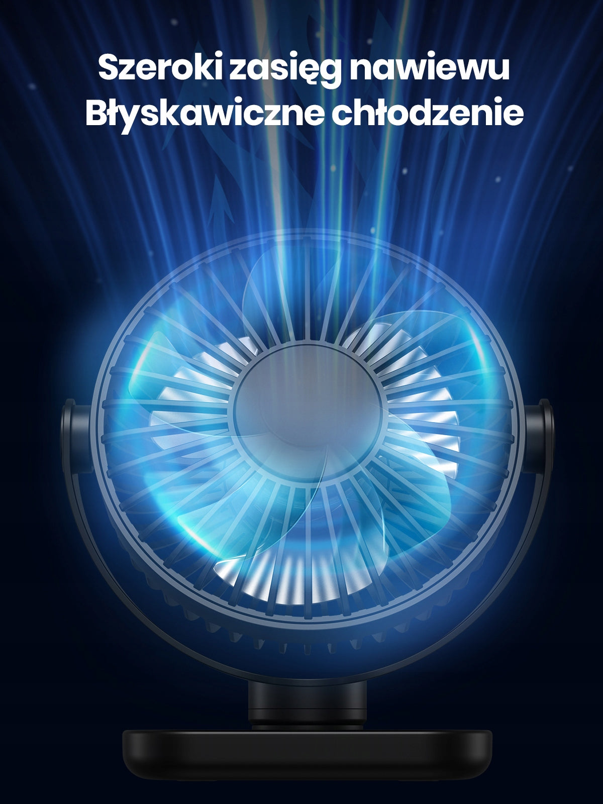 Mini Wentylator USB TOPK Przenośny Cichy do Biurka Podróży Packaging status original