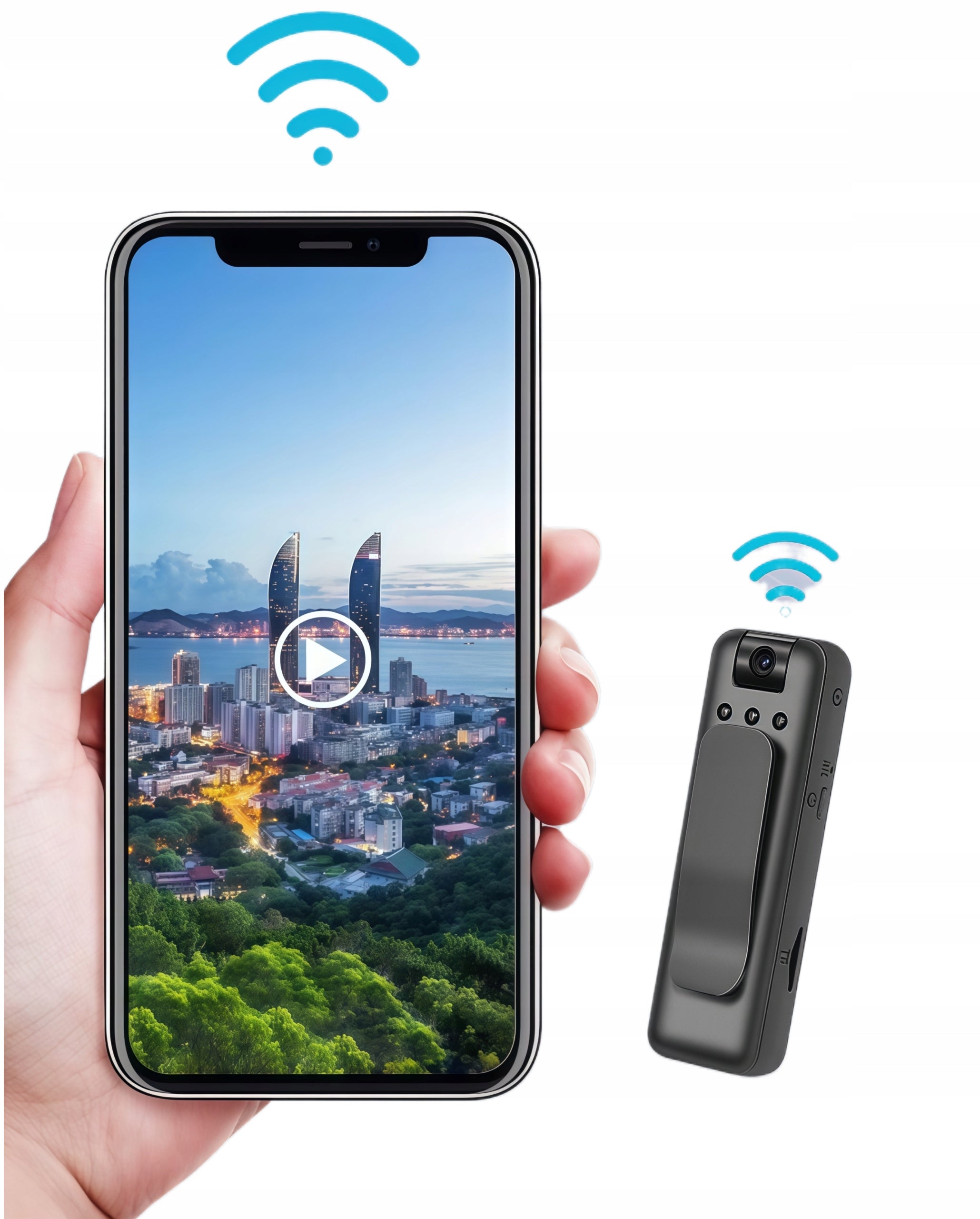 Mini WiFi 1080P Camera Worn On Body Camera Strap With Magnetic Remote Control Manufacturer code Mini body camera