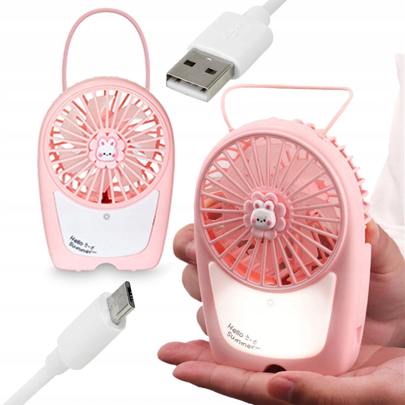 Mini Windmill Flashlight Night Light with USB Pendant Desk Pocket