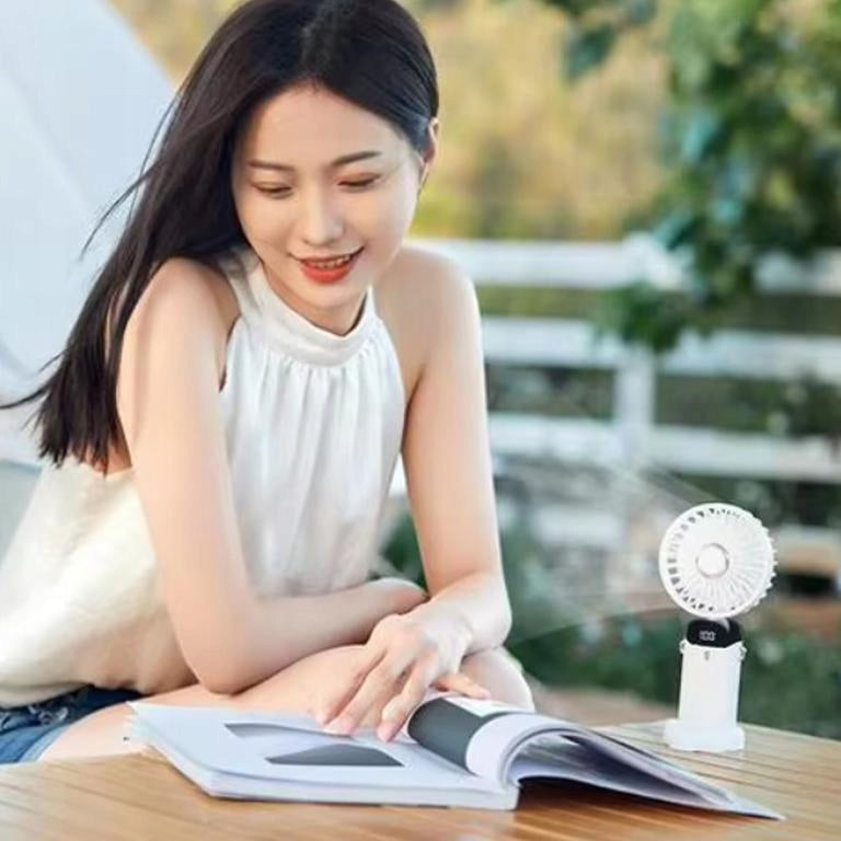 Mini Windmill Portable USB, Quiet, Portable, Foldable, ChillFan GRANAT Dominant color blue