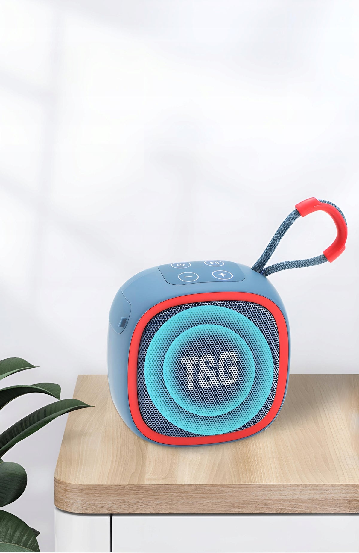 Mini Wireless Bluetooth Speaker TWS BT5.3 Sound Box TF Card FM Radio Batteries included no